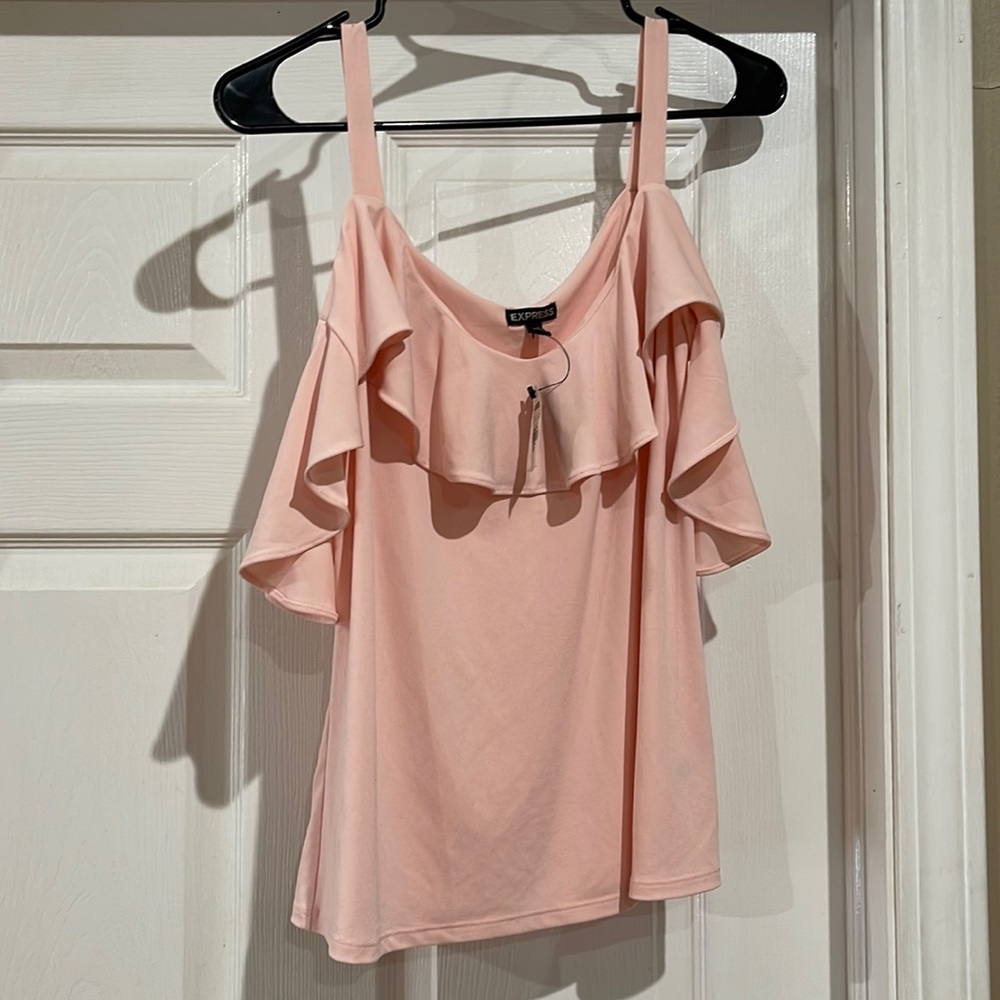 Brand new express off shoulder summer fun top!!